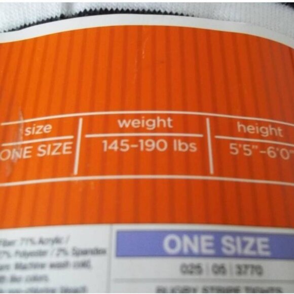 NIP NWT Halloween Black and White Striped Acrylic Knit Tights One Size - Picture 6 of 7